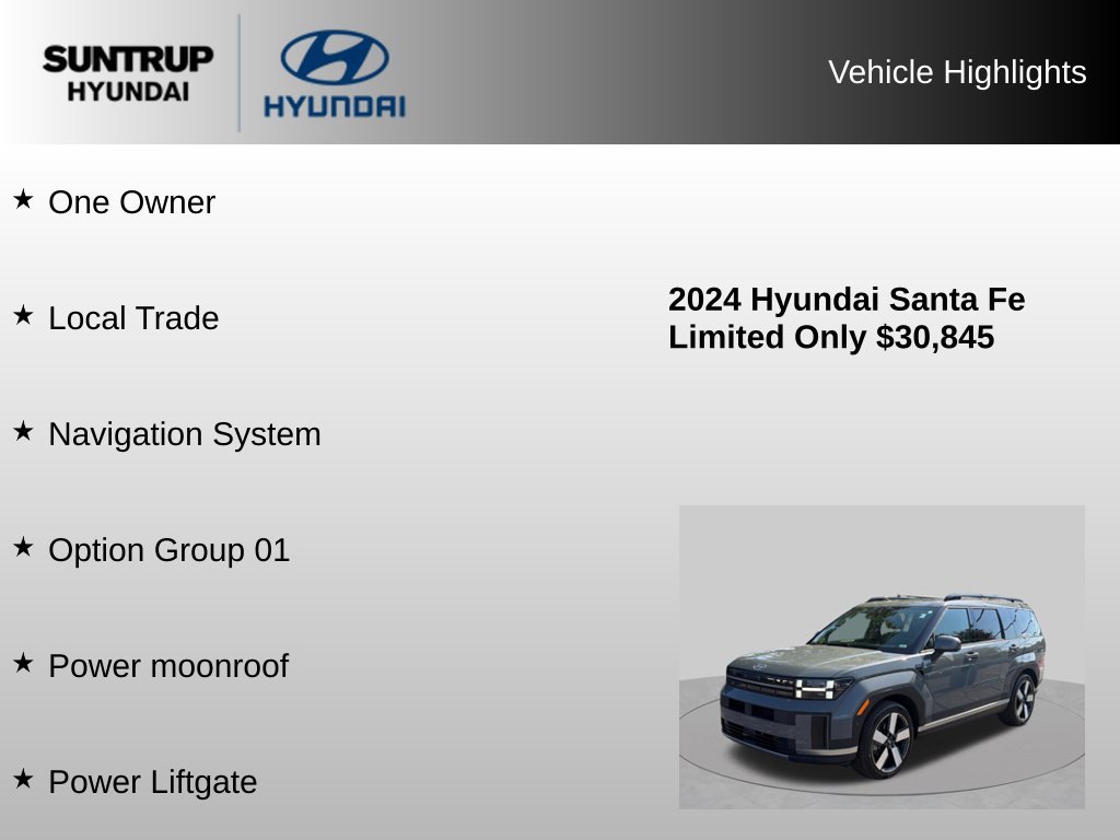Used 2024 Hampton Gray Hyundai Limited image 8