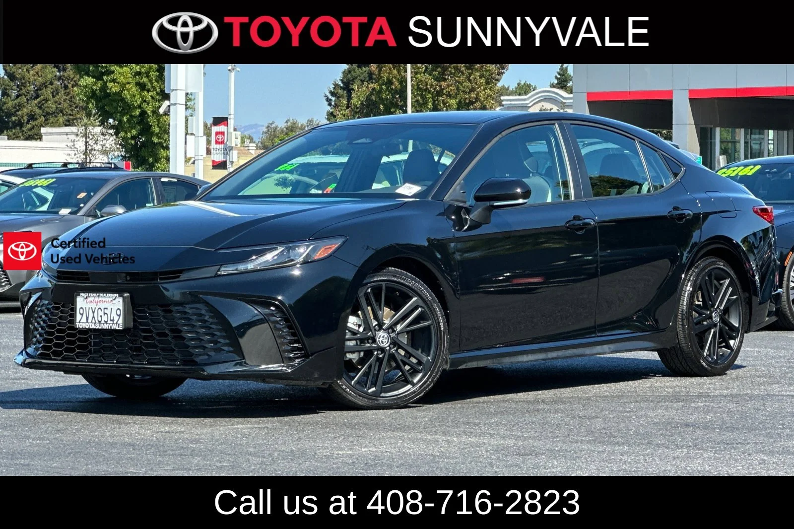 Certified Used 2026 Black Toyota SE Nightshade image 1