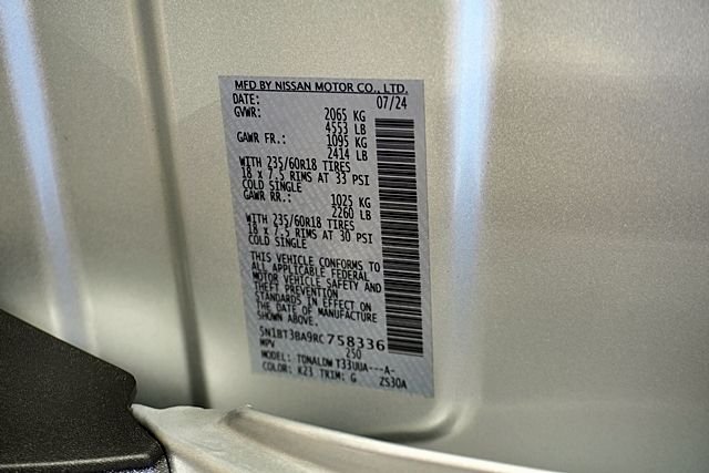 Used 2024 Silver Nissan SV image 33