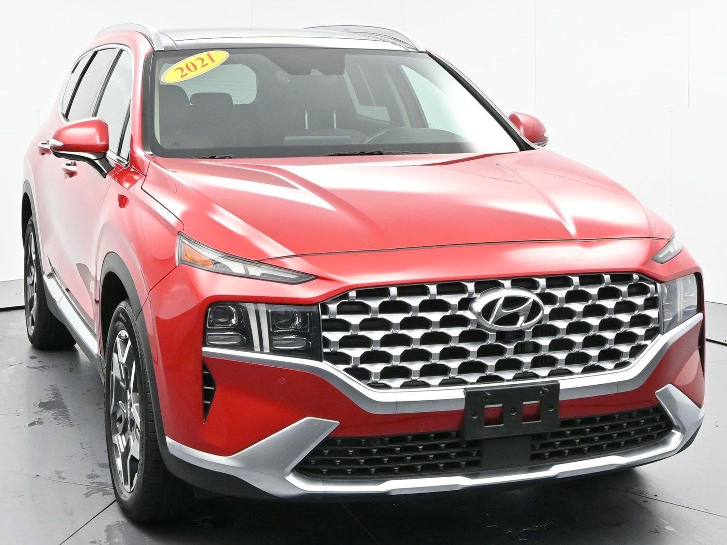 Used 2021 Calypso Red Hyundai Limited image 2