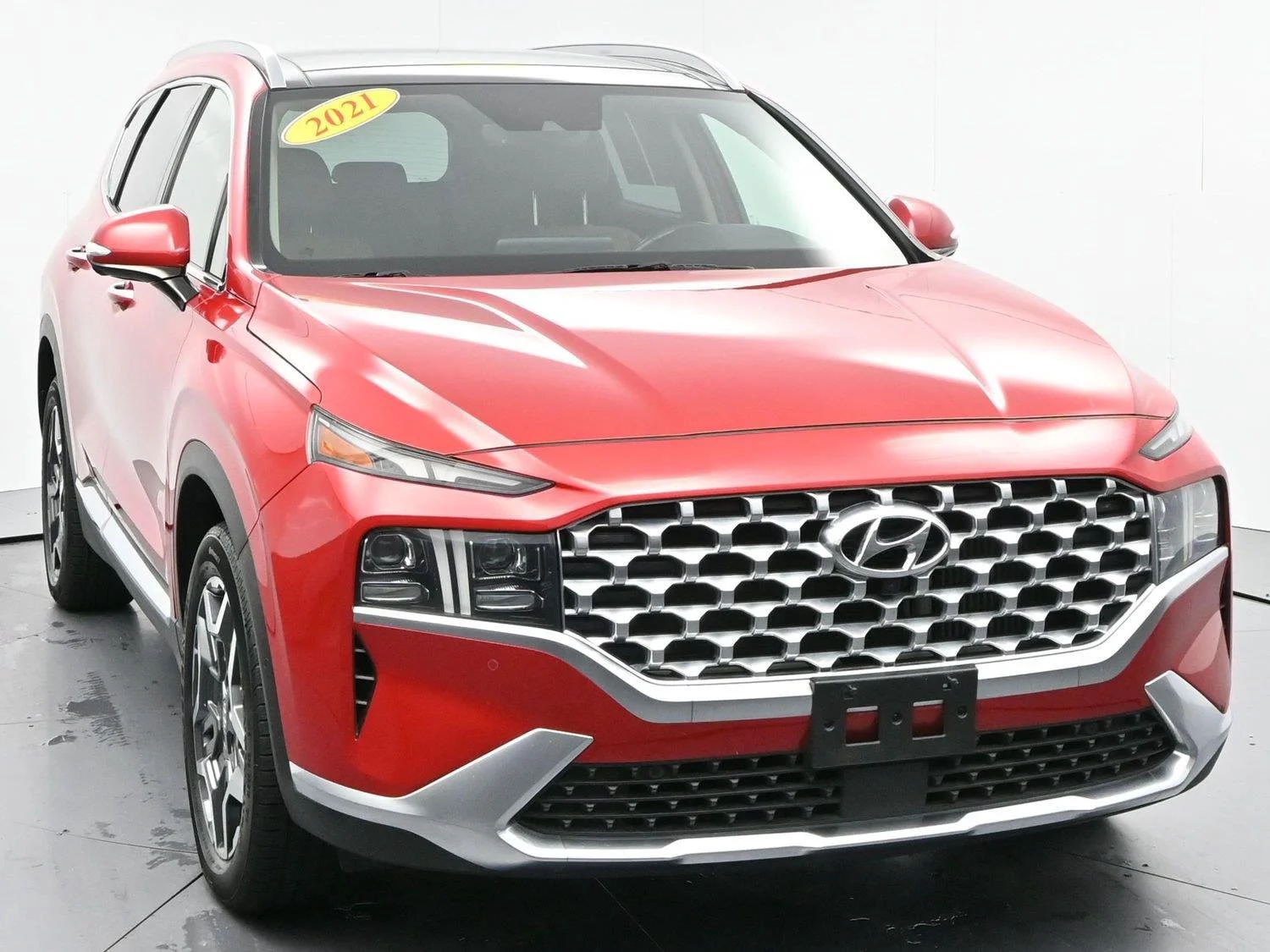 Used 2021 Calypso Red Hyundai Limited image 2