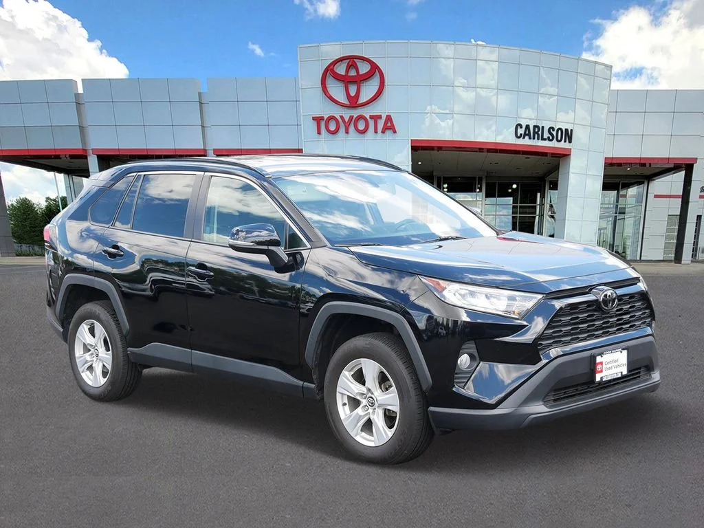 Certified 2021 Toyota RAV4 XLE with VIN 2T3P1RFV3MW155324 for sale in Minneapolis, Minnesota