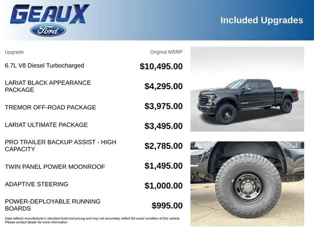 Used 2021 Black Metallic Ford Lariat image 5