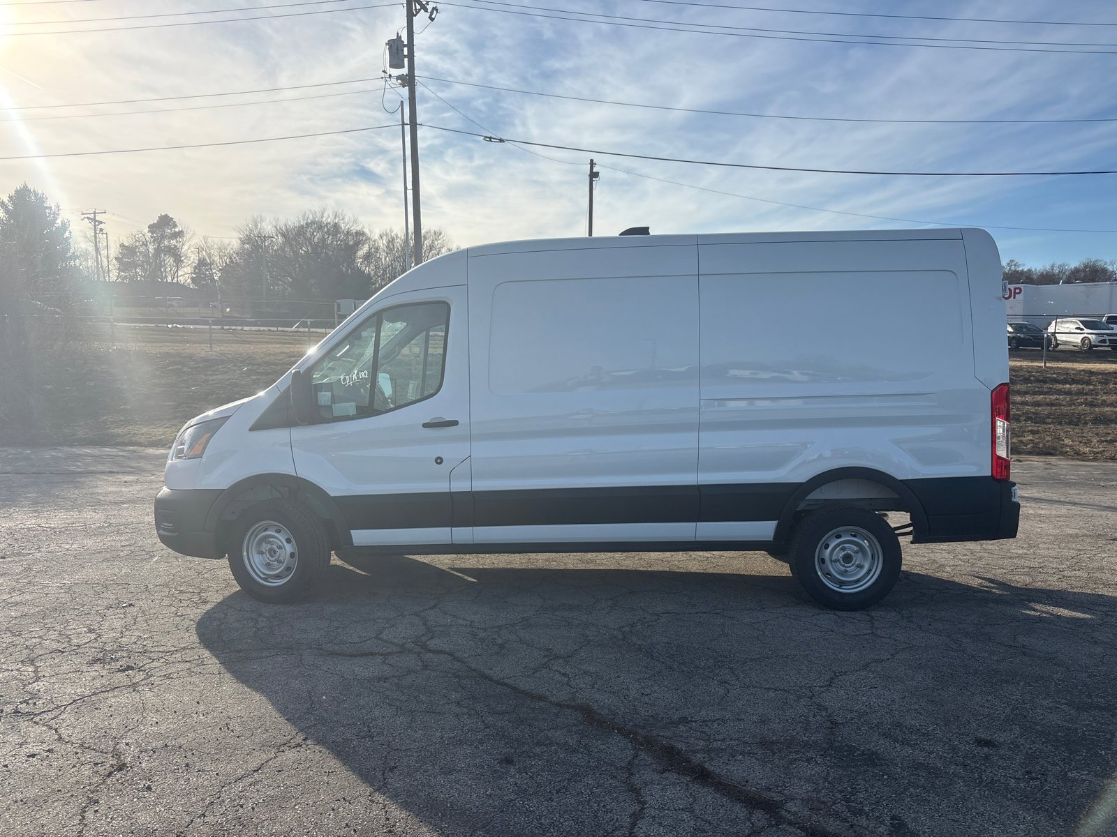 New 2026 Oxford White Ford Cargo Van image 2