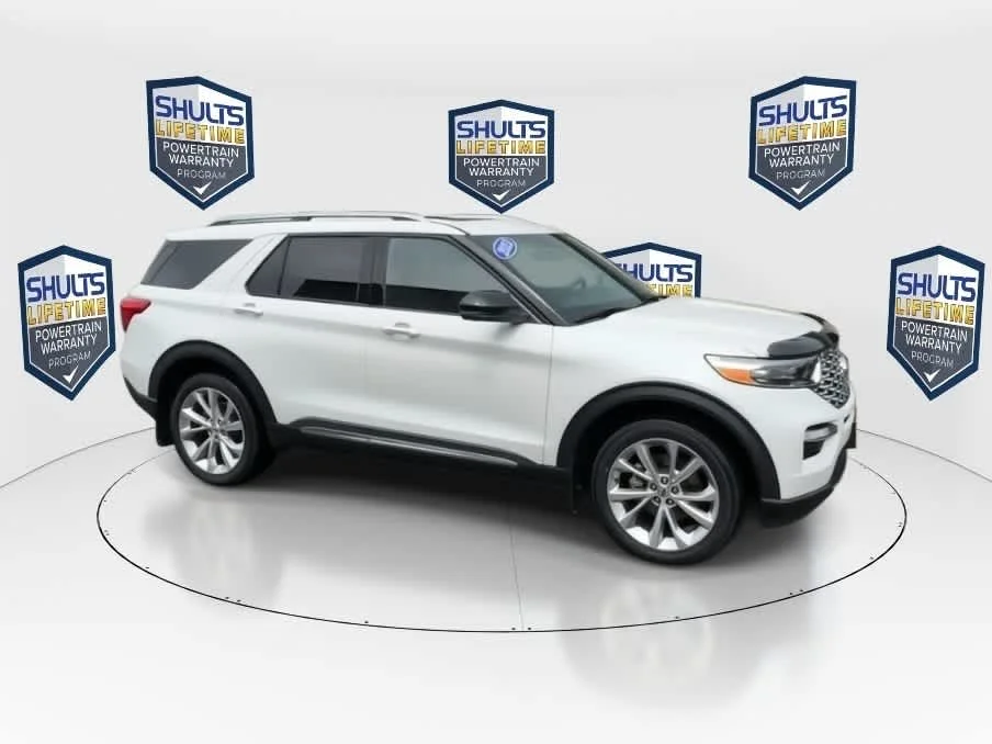 Used 2023 Star White Metallic Tri-Coat Ford Platinum image 2