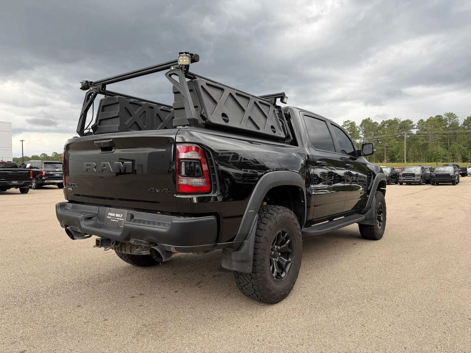 Used 2022 Diamond Black Crystal Pearlcoat Ram TRX image 6