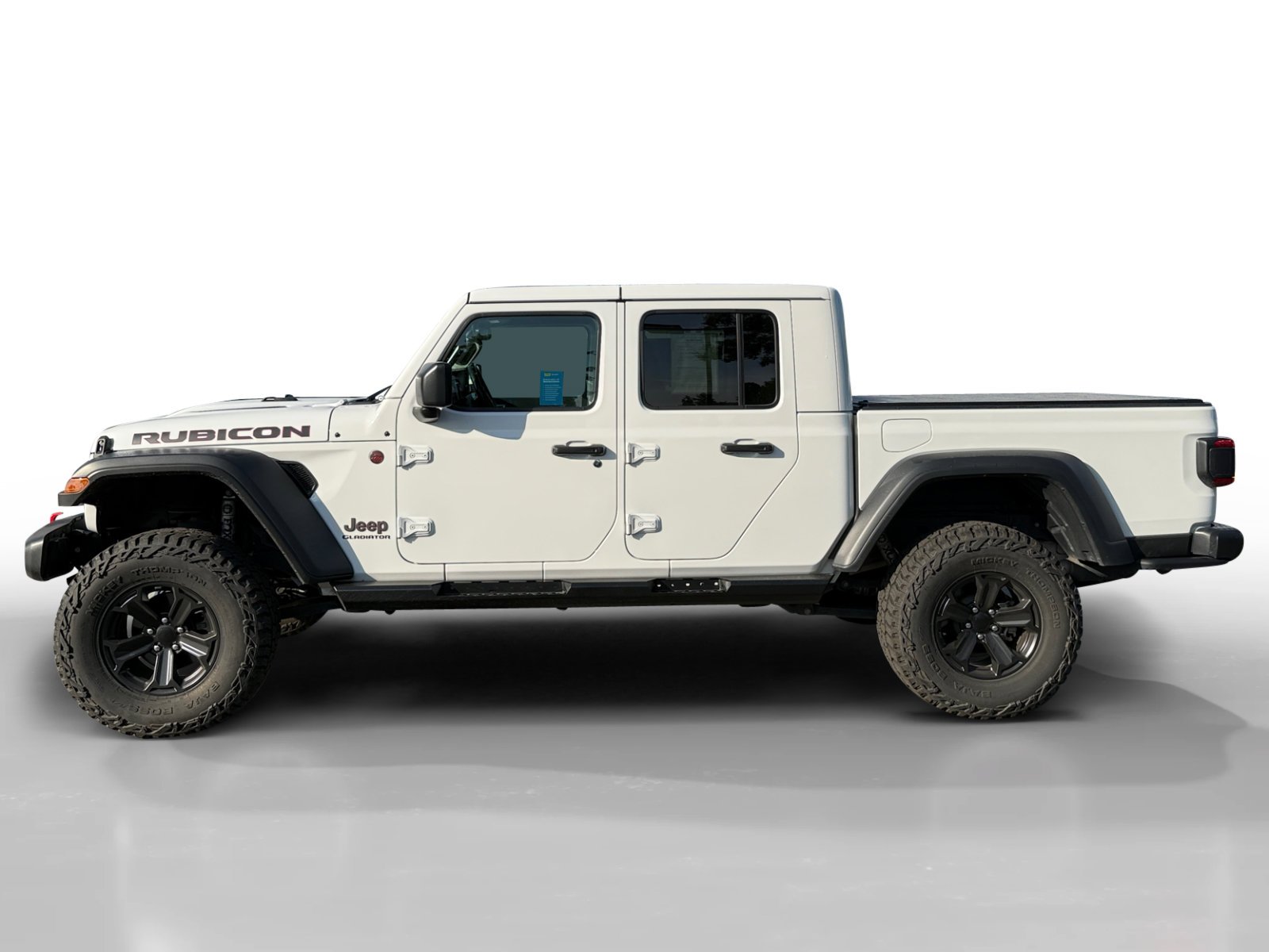 Used 2021 Bright White Clearcoat JEEP Rubicon image 2