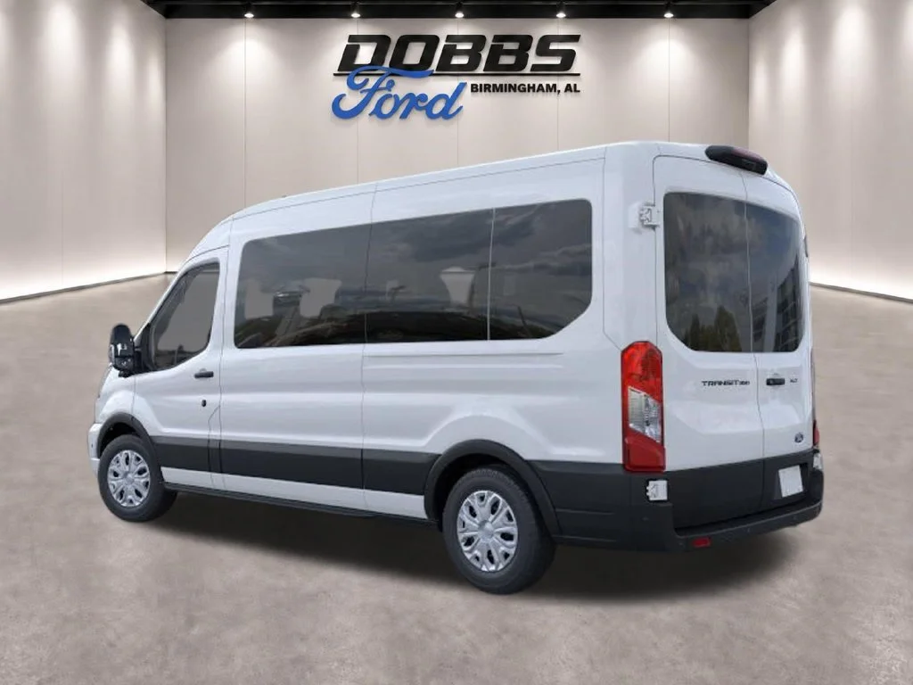New 2026 Oxford White Ford Passenger Van XLT image 6