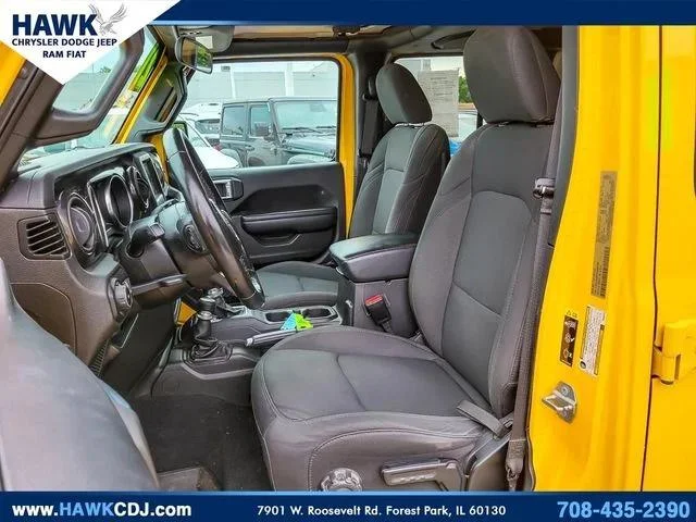 Used 2021 Yellow Jeep Sport Altitude image 8