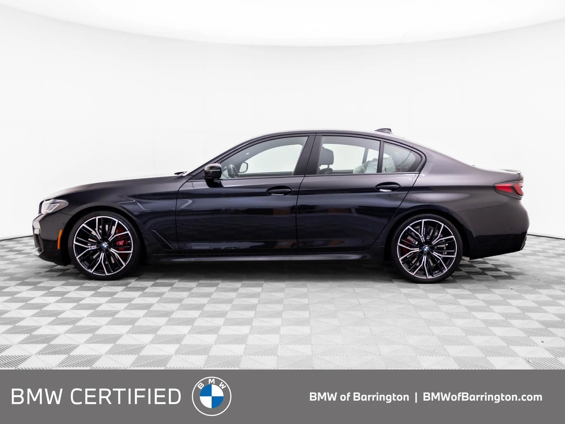 Certified Used 2023 Black BMW M550i xDrive image 2