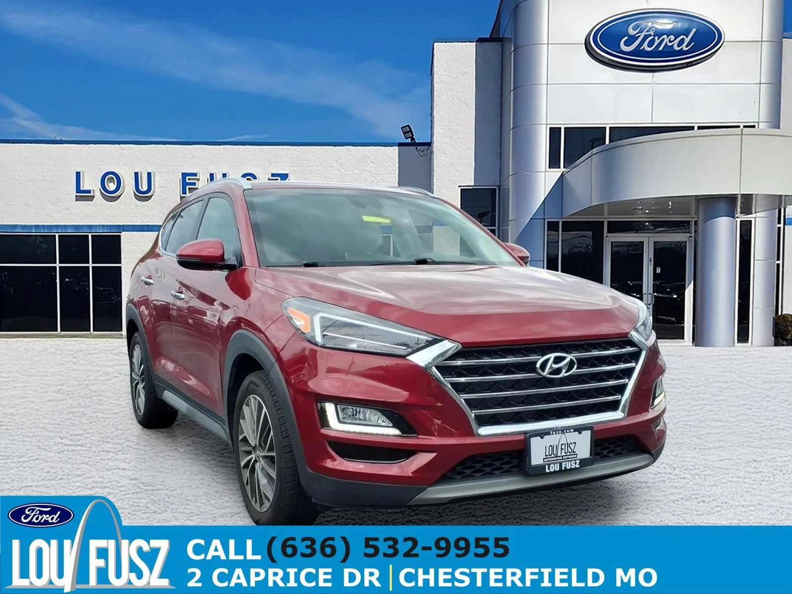 Used 2021 Red Crimson Hyundai Limited image 1