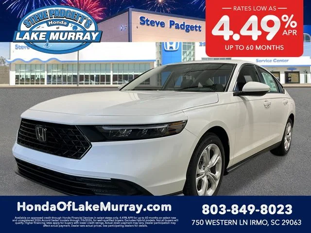 New 2026 Platinum White Pearl Honda LX image 1