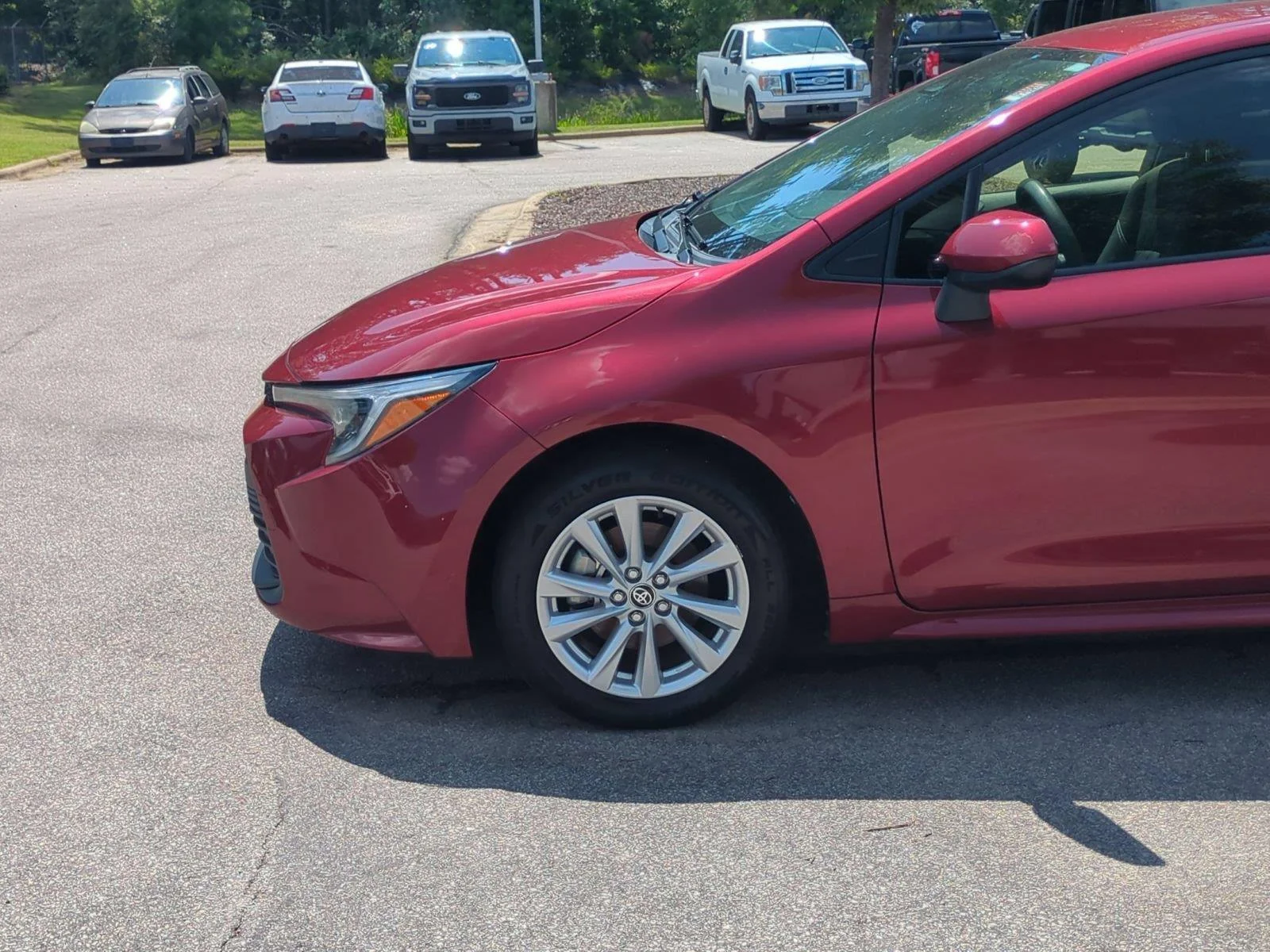 Used 2024 Ruby Flare Pearl Toyota Hybrid LE image 10
