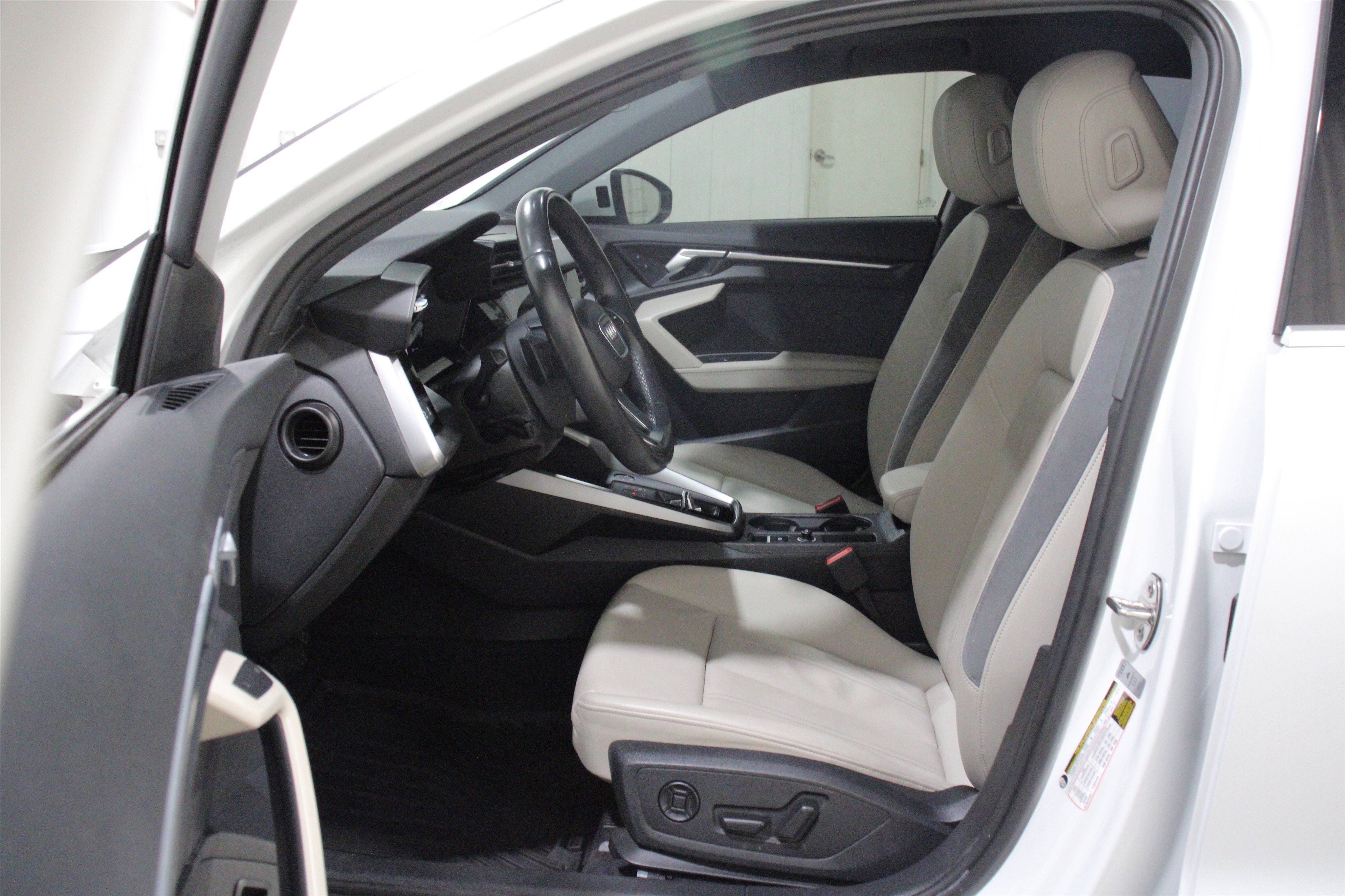 Used 2022 Glacier White Metallic Audi Premium Plus image 3
