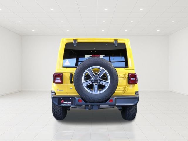 Certified Used 2019 Yellow Jeep Unlimited Sahara image 5