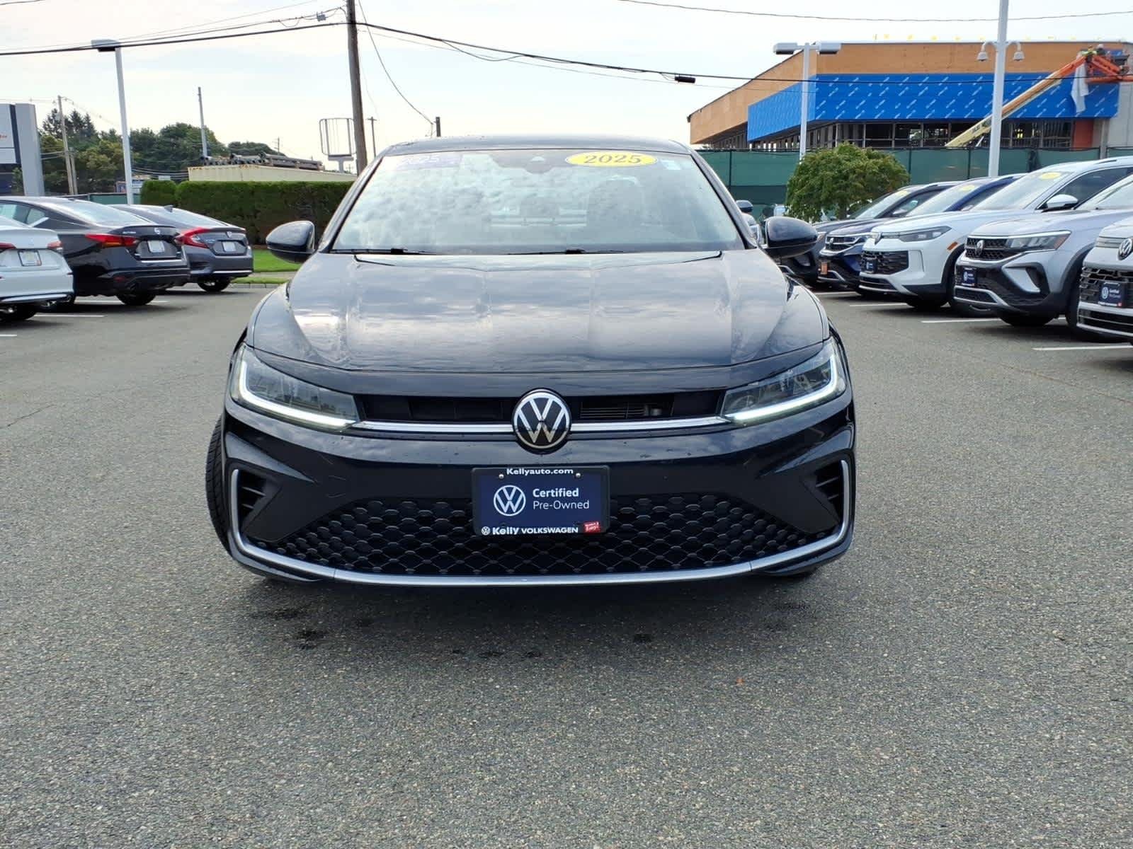 Certified Used 2025 Deep Black Pearl Volkswagen S image 2