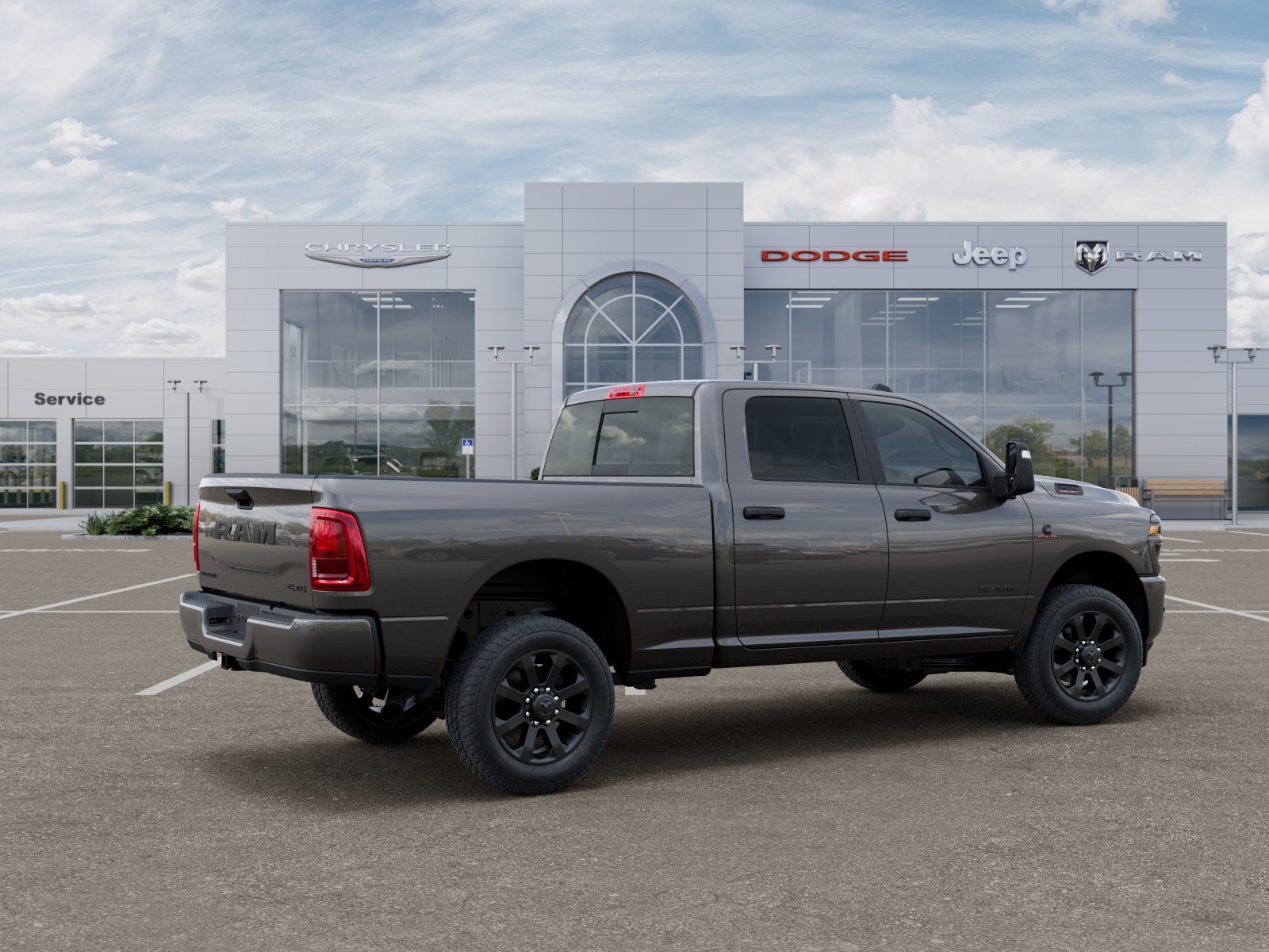 New 2026 Granite Crystal Metallic Clearcoat RAM Big Horn image 4