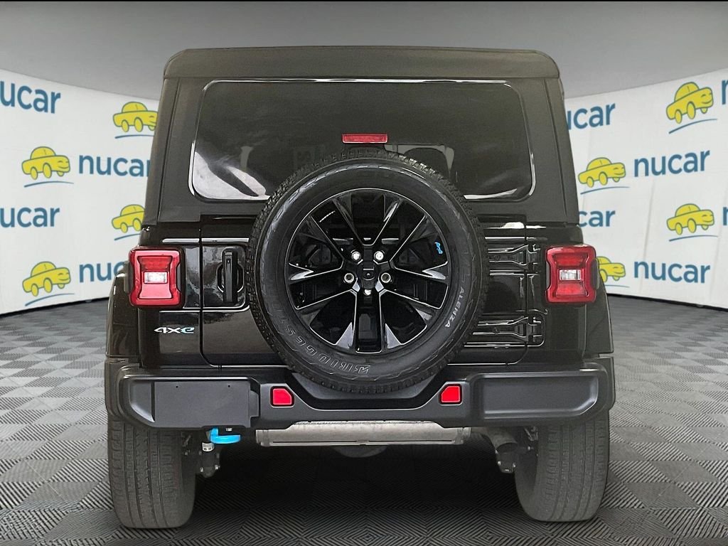 Used 2023 Black Clearcoat Jeep Sahara 4xe image 5
