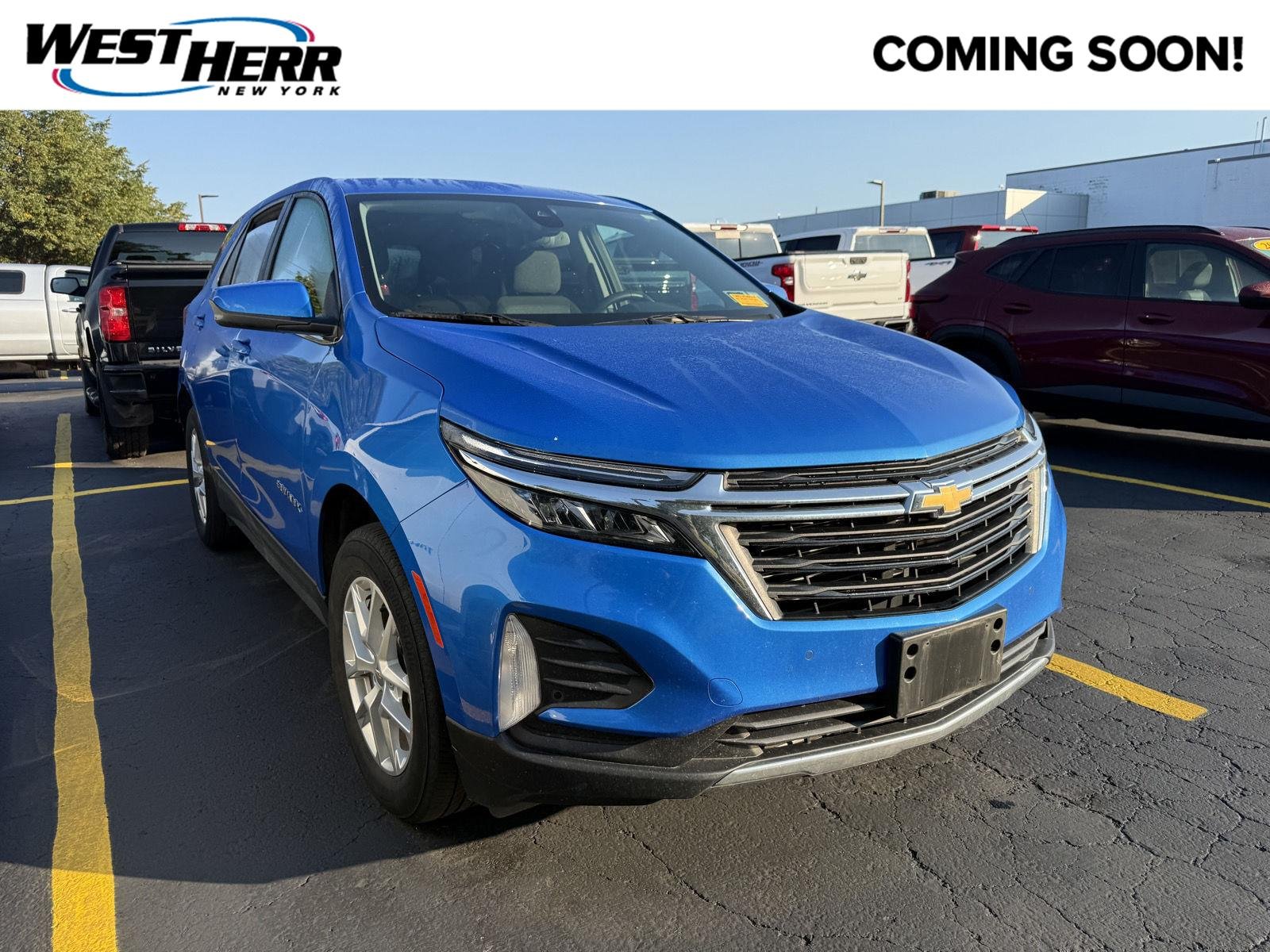 Used 2024 Riptide Blue Metallic Chevrolet LT image 1