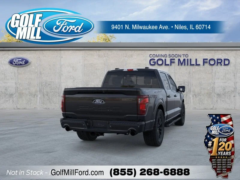 New 2026 Agate Black Metallic Ford XLT image 7