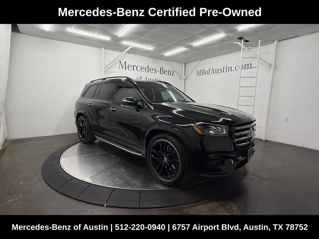 Certified Used 2025 Black Mercedes-Benz GLS 580 image 1