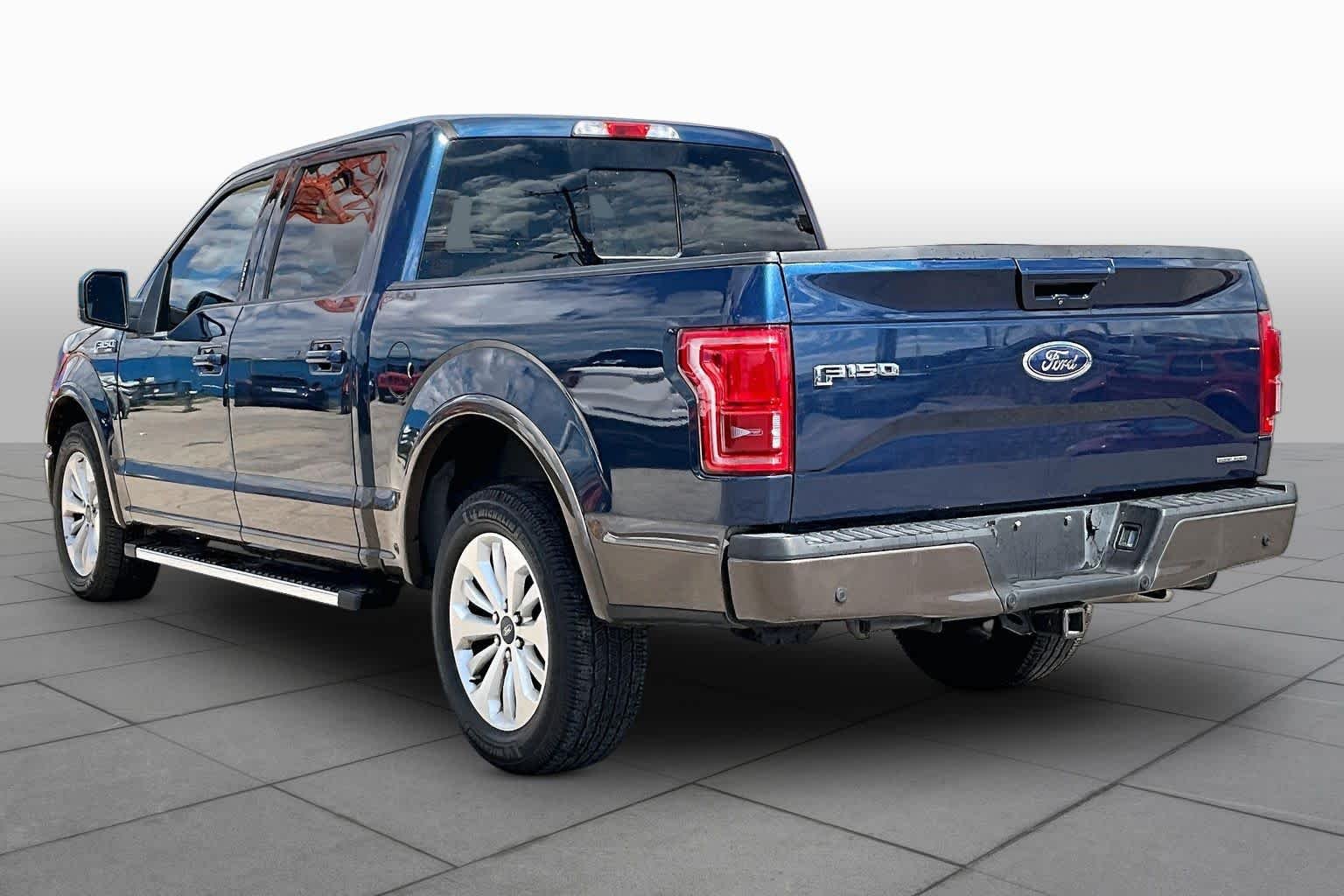 Used 2015 Blue Jeans Metallic/Caribou Metallic Ford Lariat image 12