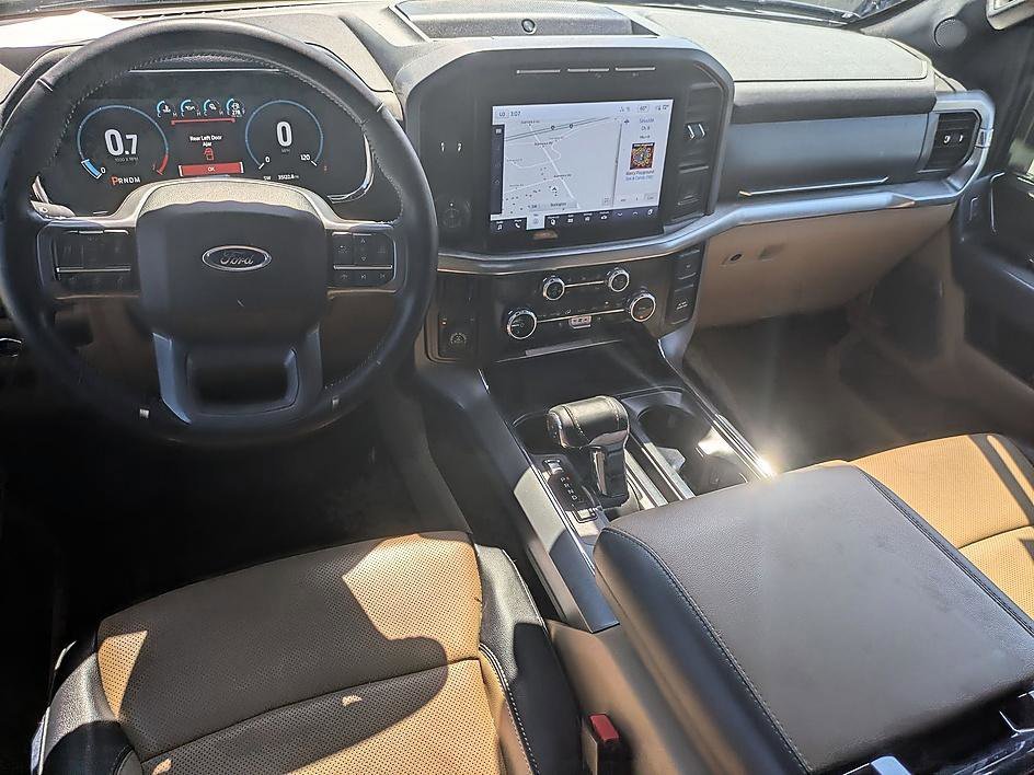 Used 2023 Antimatter Blue Metallic Ford LARIAT image 28