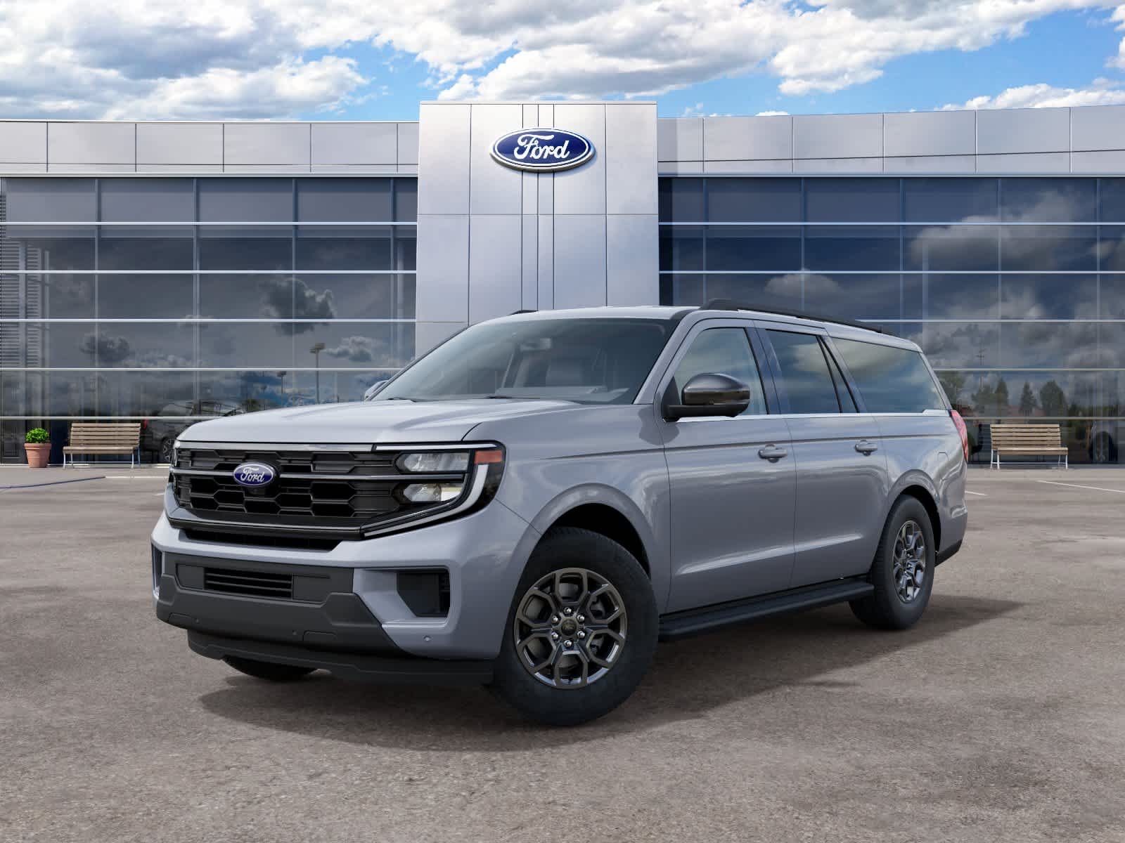 New 2027 Glacier Gray Metallic Tri-Coat Ford Active image 2