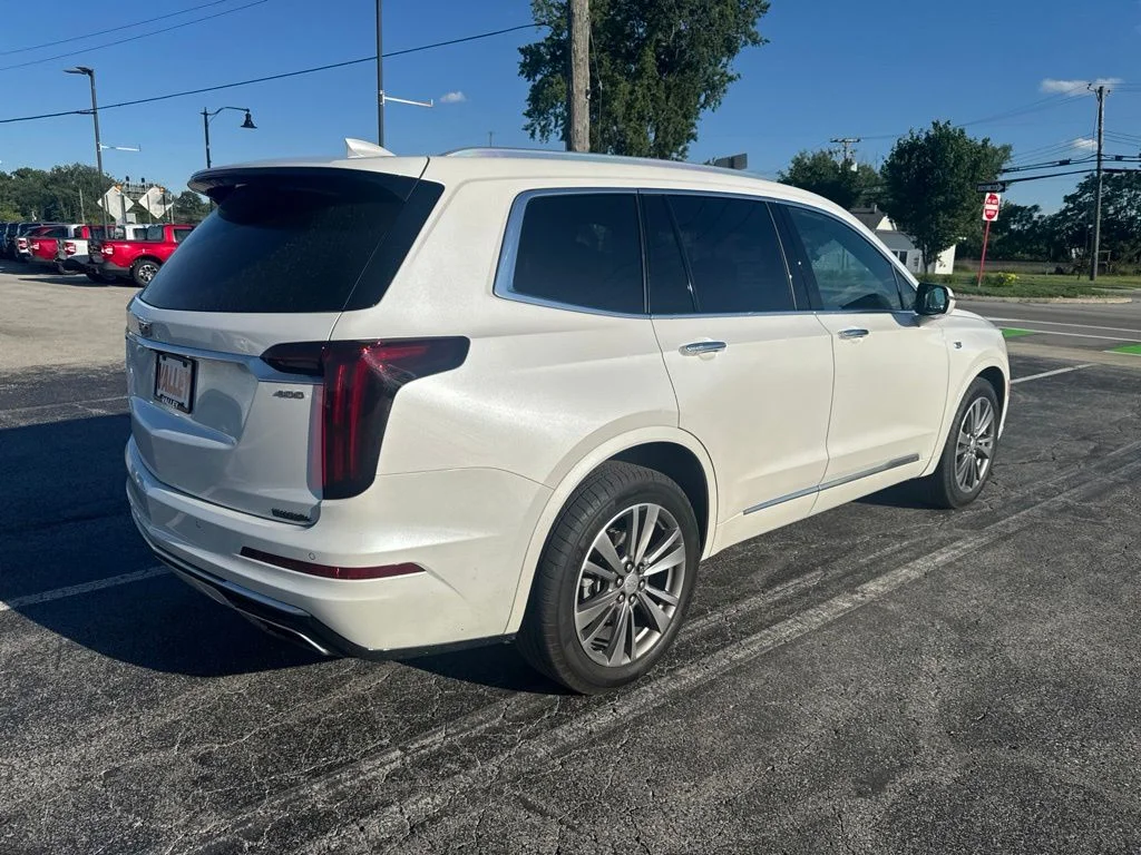 Used 2021 Crystal White Tri-Coat Cadillac Premium Luxury image 3
