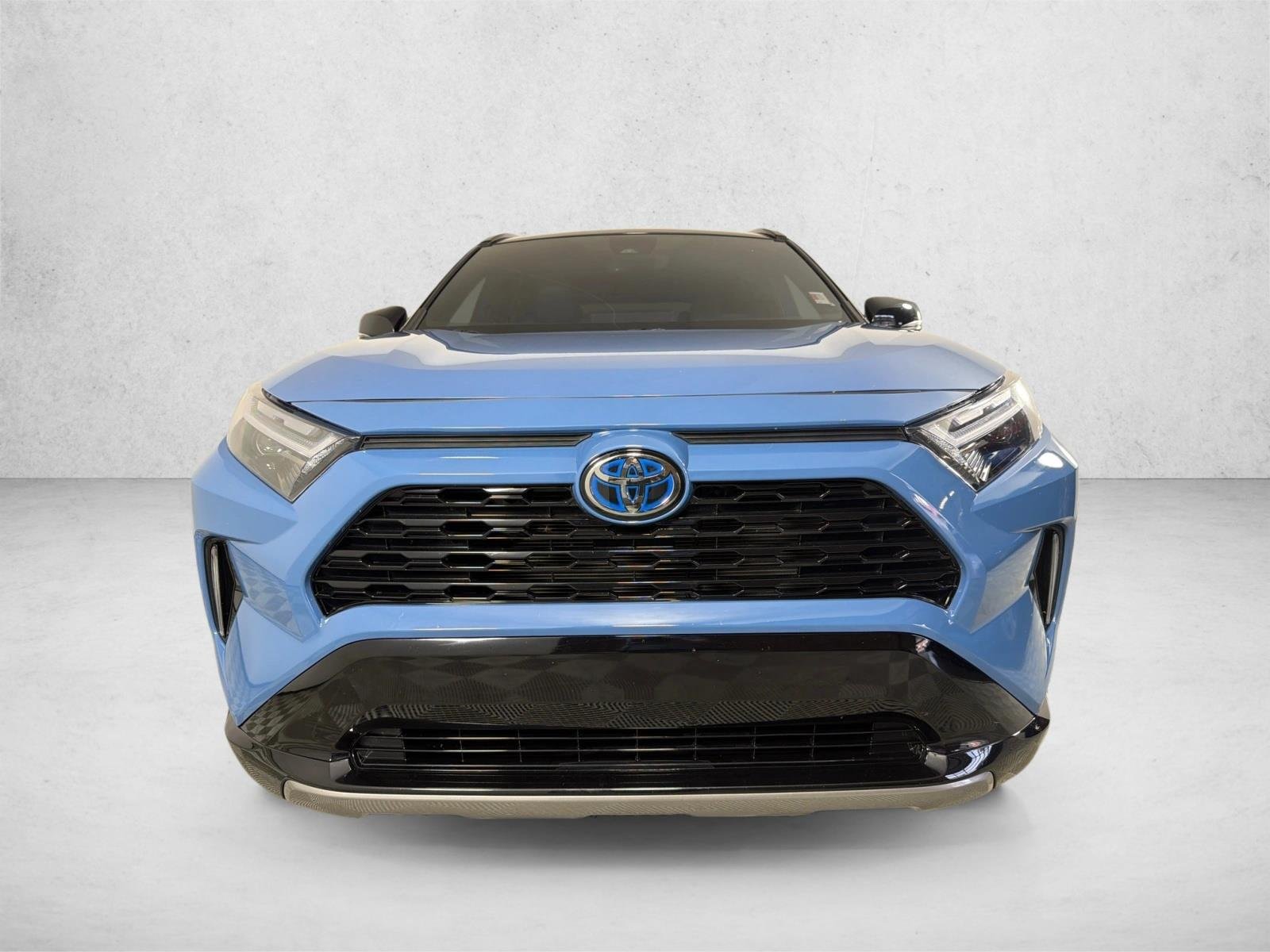 Used 2024 Cavalry Blue/Midnight Black Metallic Toyota Hybrid XSE image 10