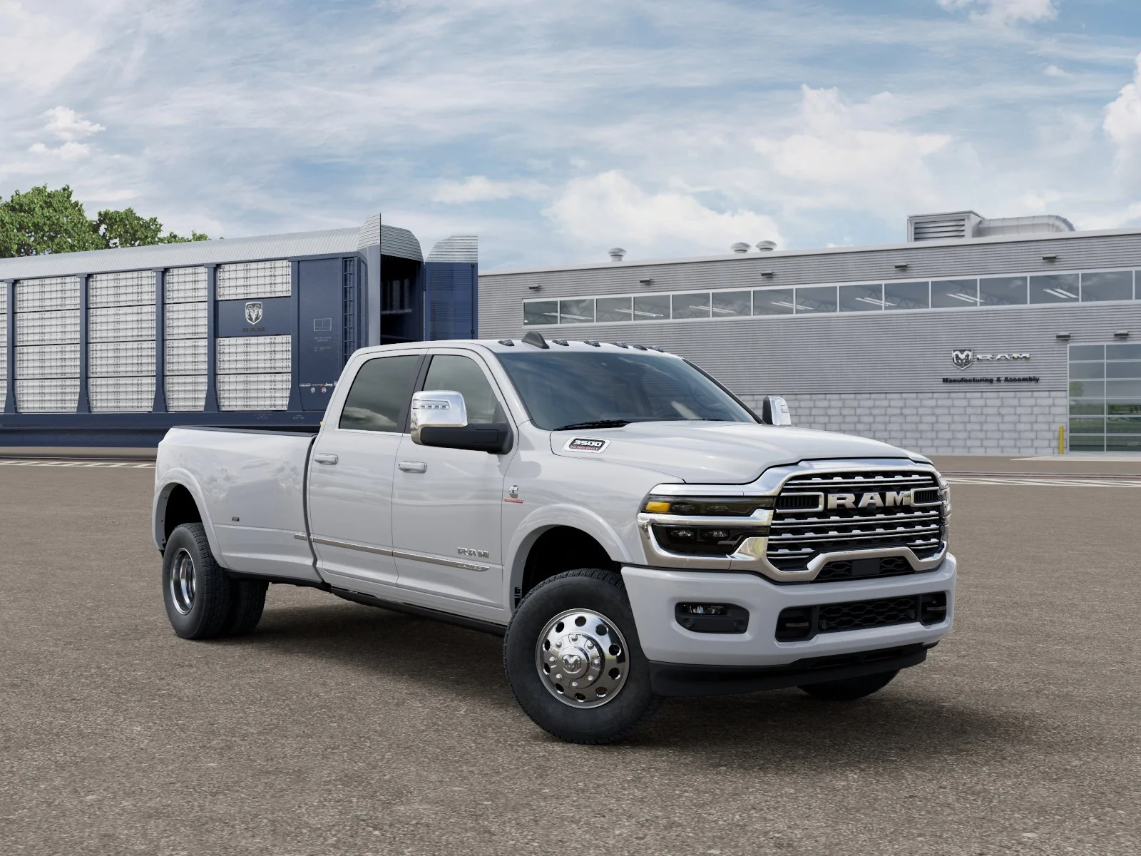 New 2026 Bright White Clear-Coat Exterior Paint RAM Limited image 3