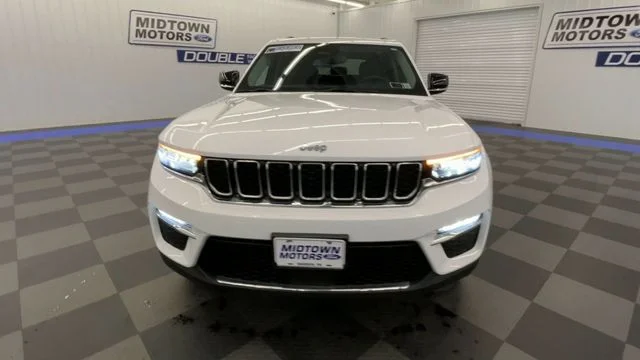Used 2023 Bright White Clearcoat Jeep 4xe image 3