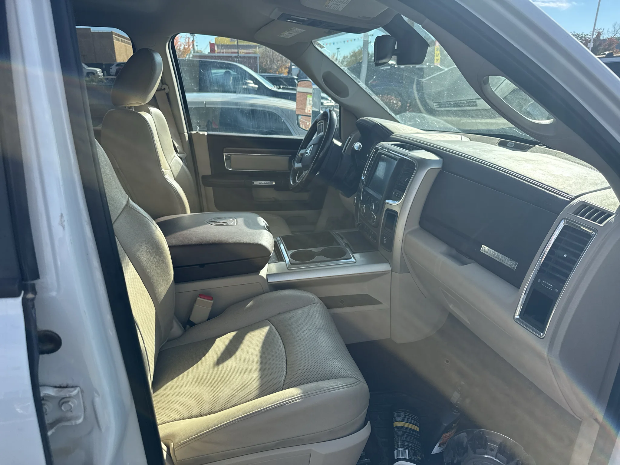 Used 2015 Bright White Clearcoat Ram Laramie image 7