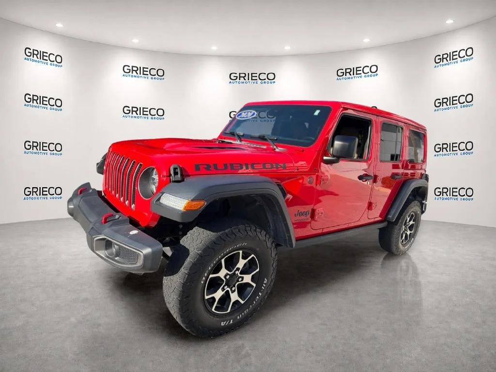 Used 2020 Red Jeep Unlimited Rubicon image 3