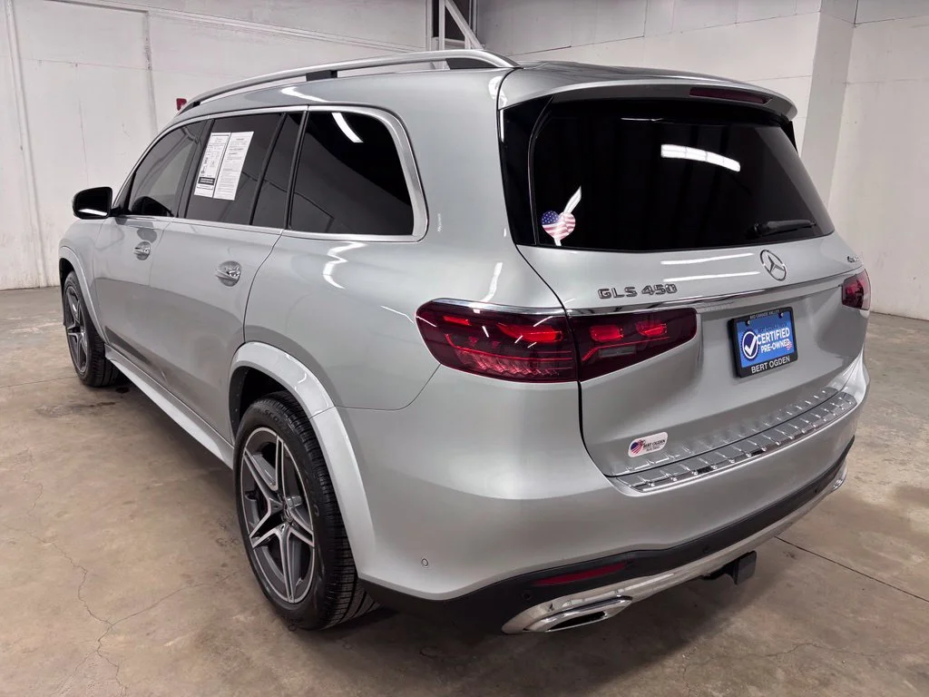 Certified Used 2025 Silver Mercedes-Benz GLS 450 image 4
