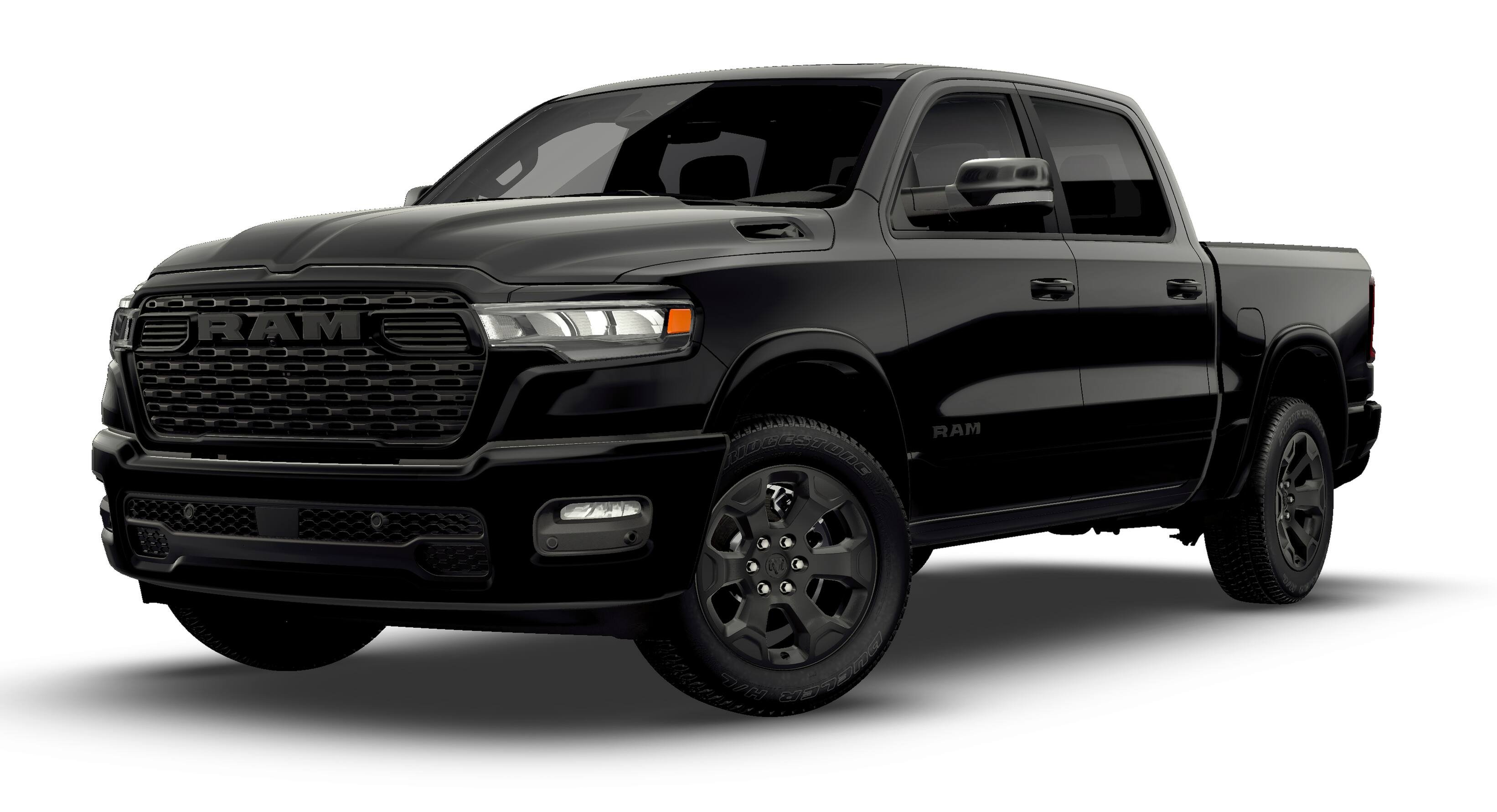 New 2026 Diamond Black Crystal Pearl-Coat Exterior Paint RAM BIG HORN image 13