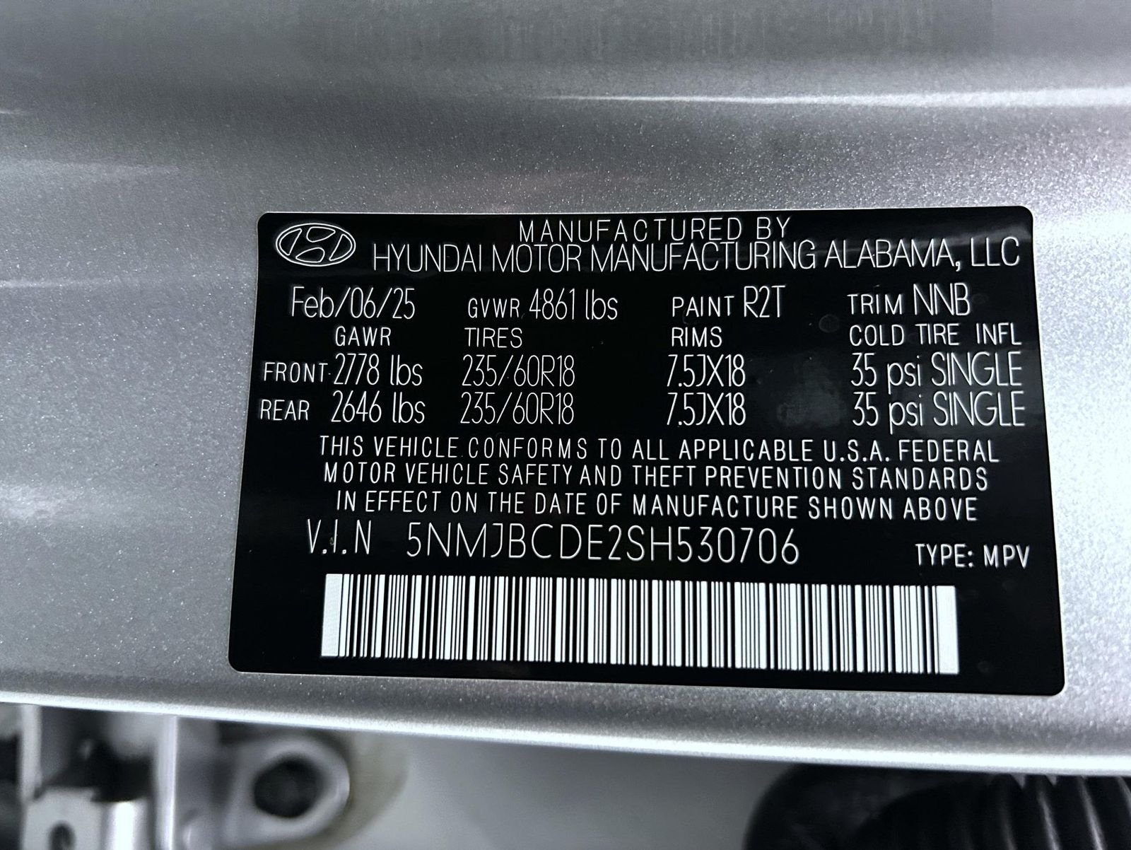Used 2025 Silver Hyundai SEL image 25