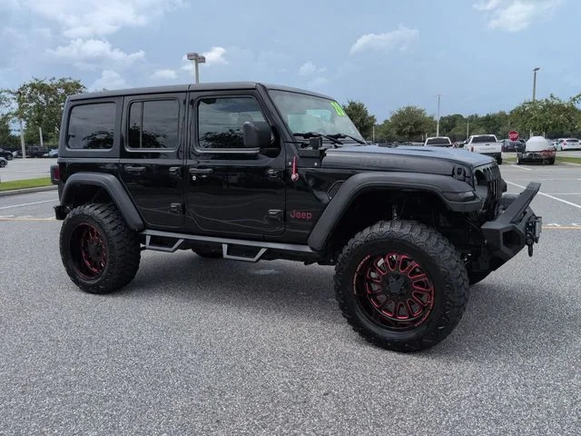 Used 2020 Black Jeep Unlimited Sport image 2