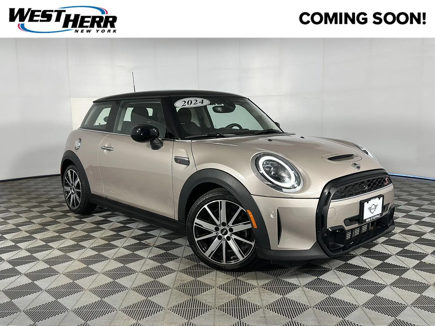 Used 2024 Rooftop Grey Metallic MINI Cooper S image 1