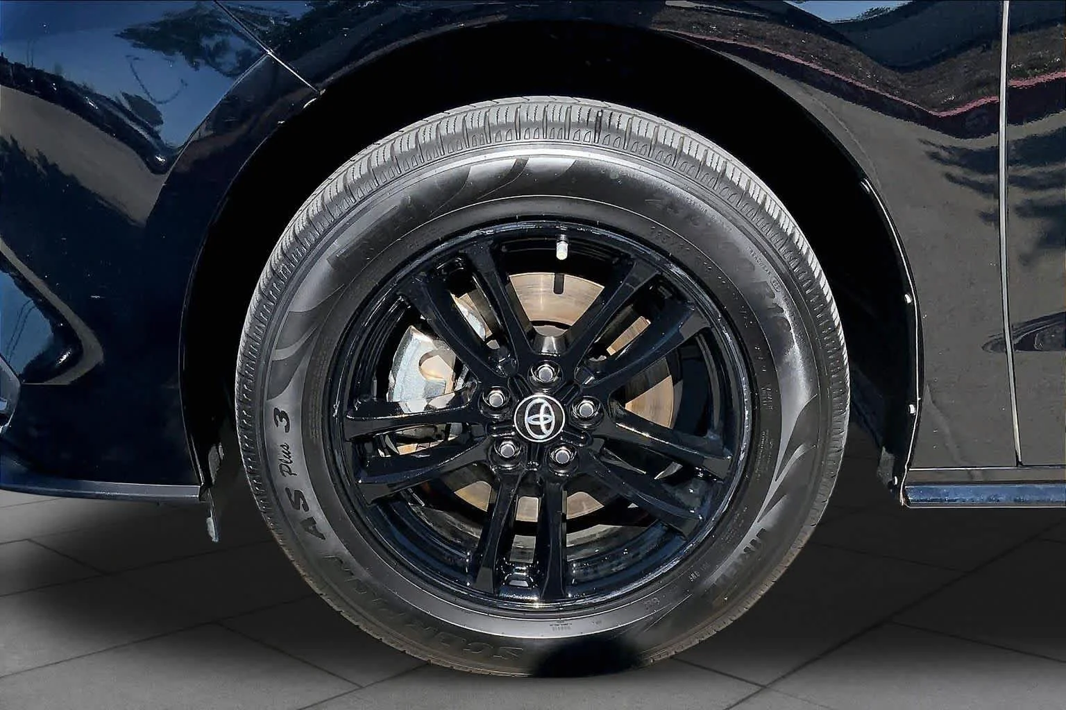 Used 2024 Midnight Black Metallic Toyota Woodland Edition image 11