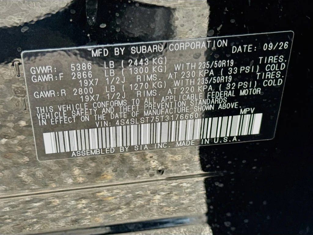 New 2026 Black Subaru Touring Hybrid image 42