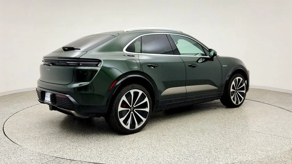 Used 2024 Oak Green Metallic Neo Porsche Electric Turbo AWD w/ 22