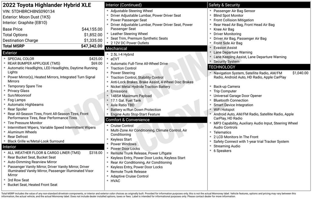 Used 2022 Brown Toyota XLE image 38