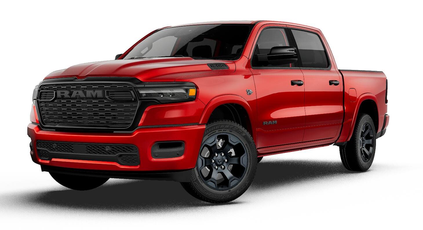 New 2027 Molten Red Pearl-Coat Exterior Paint RAM BIG HORN image 1