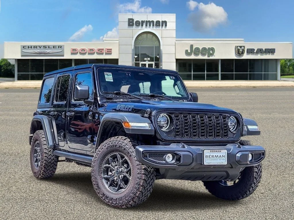 Certified Used 2025 Black Jeep Willys 4xe image 2