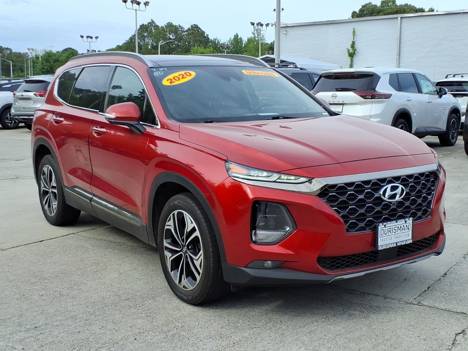Used 2020 Lava Orange Hyundai Limited image 5