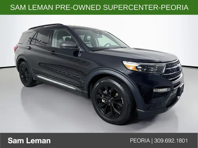 Used 2020 Black Ford XLT image 1