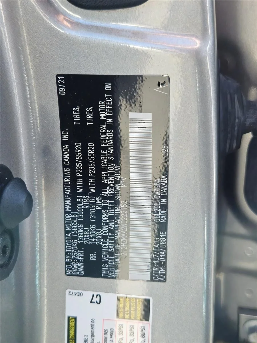 Certified Used 2022 Atomic Silver Lexus RX 350 image 23