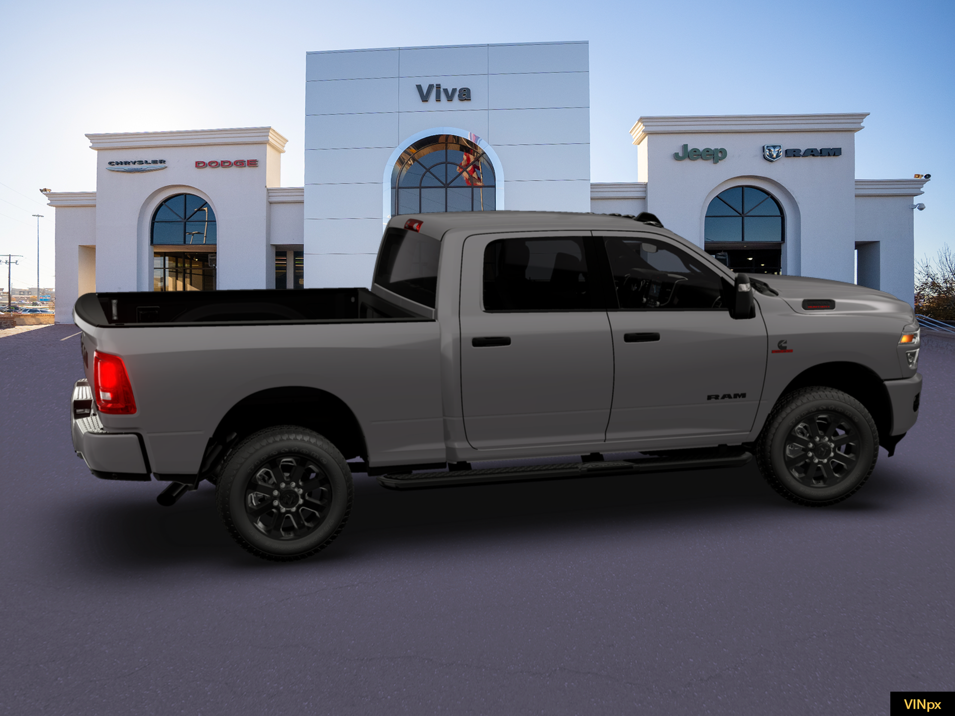New 2026 Ceramic Gray Clear-Coat Exterior Paint RAM Big Horn image 15