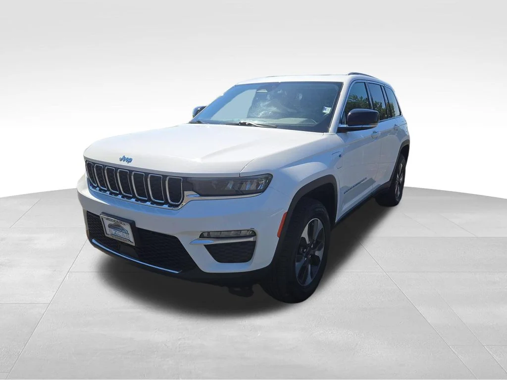 Used 2024 Bright White Clearcoat Jeep 4xe image 15